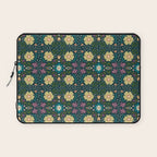 Floral dark Mandala  Laptop Sleeve Gallery Image 1
