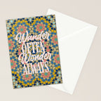 Wander Often Wonder Always Stationery Card Gallery Image 2