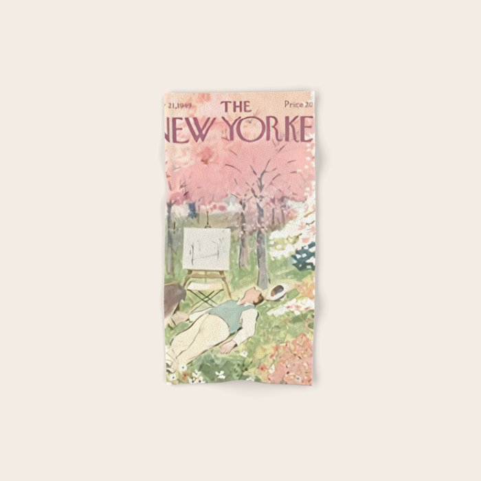  The New Yorker - Poster Bath Towel Gallery Image 1