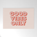 Good Vibes Only Welcome Mat Gallery Image 1
