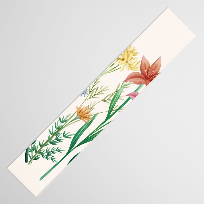 Vibrant Flowers 03 Table Runner Gallery Image 3