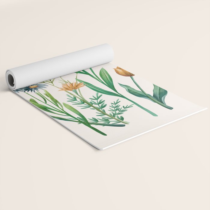 Vibrant Flowers 03 Yoga Mat Gallery Image 2