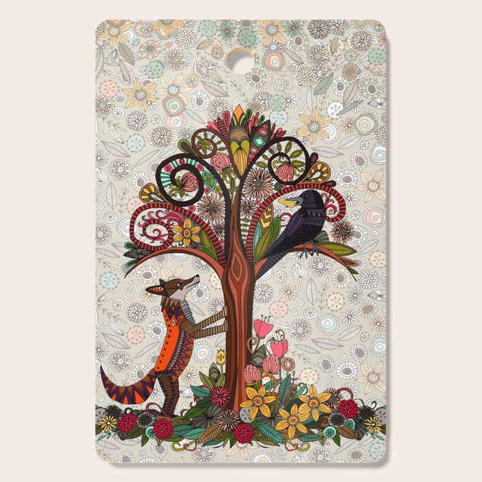 fox and crow Cutting Board Gallery Image 1