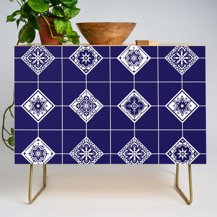 Talavera Mexican Tile - Porcelain Palette Credenza Gallery Image 1