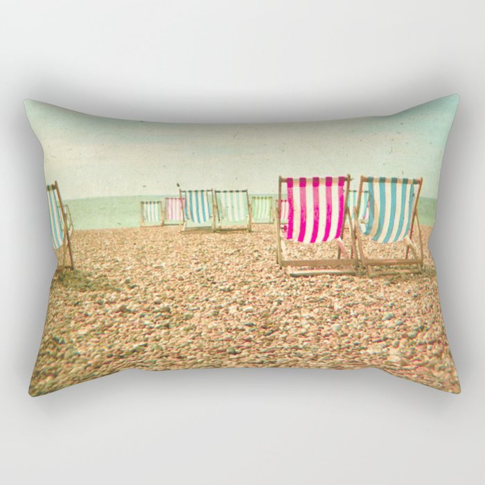 Deckchairs Rectangular Pillow Gallery Image 1