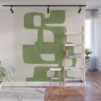 Modern Abstract Shapes 103 Wall Mural Gallery Image 1
