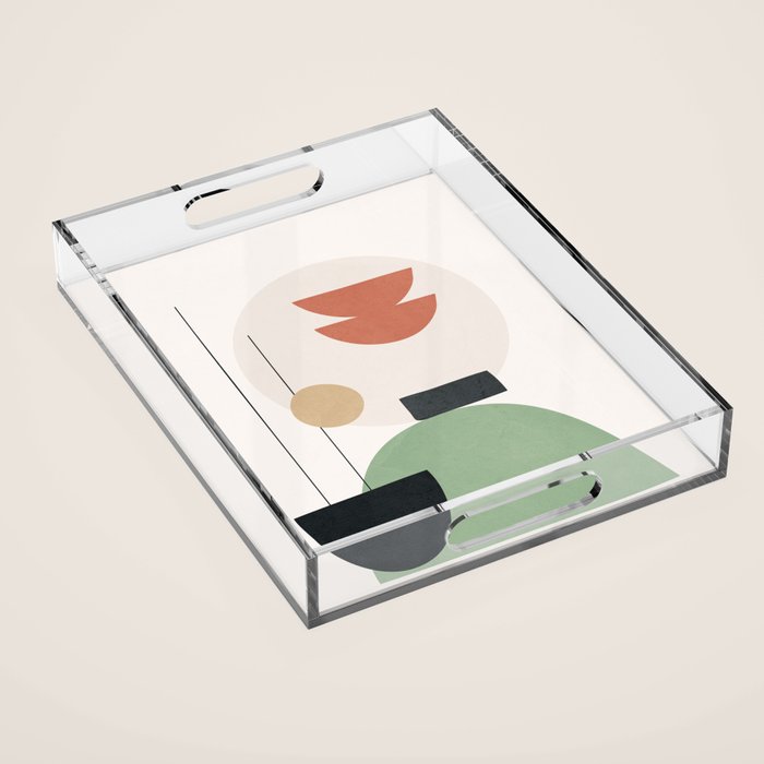 Minimal Shapes No.60 Acrylic Tray Gallery Image 1