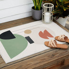 Minimal Shapes No.60 Outdoor Rug Gallery Image 2