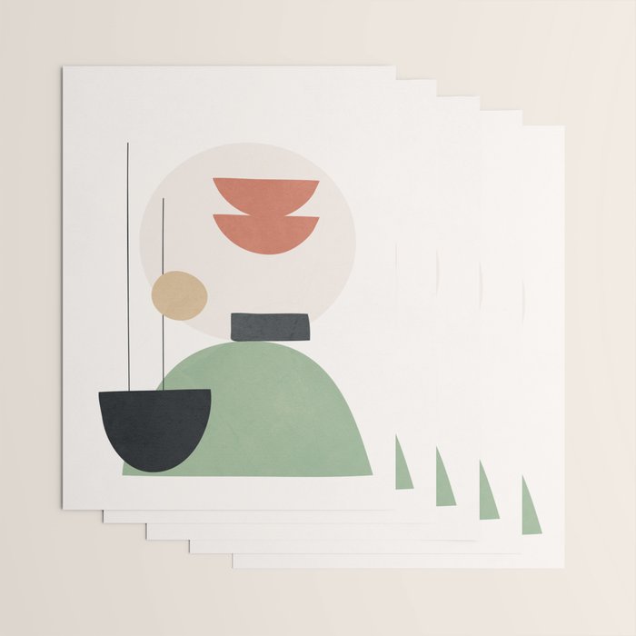 Minimal Shapes No.60 Wrapping Paper Gallery Image 3