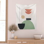 Minimal Shapes No.60 Wall Tapestry Gallery Image 2