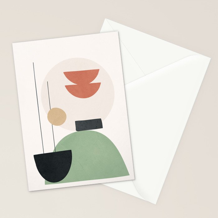 Minimal Shapes No.60 Stationery Card Gallery Image 2