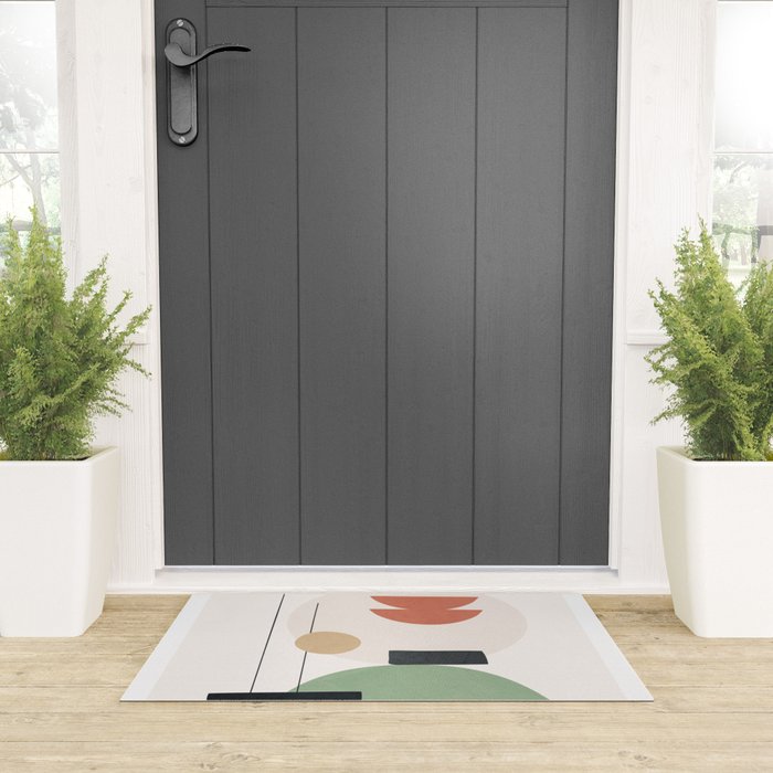 Minimal Shapes No.60 Welcome Mat Gallery Image 3