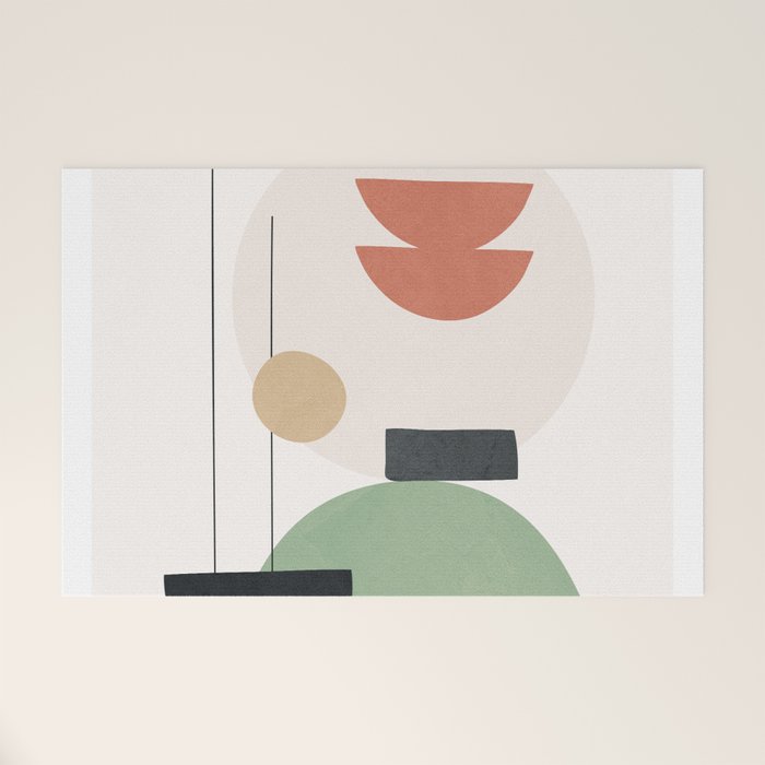 Minimal Shapes No.60 Welcome Mat Gallery Image 1
