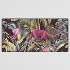 Fantasy in the nocturnal tropical jungle Desk Mat Gallery Image 3