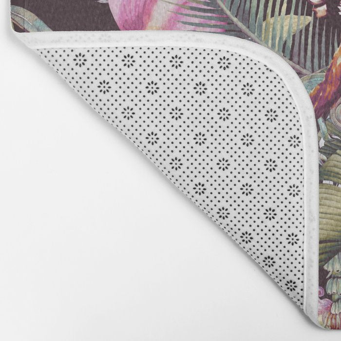 Fantasy in the nocturnal tropical jungle Bath Mat Gallery Image 2