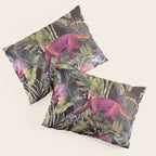 Fantasy in the nocturnal tropical jungle Pillow Sham Gallery Image 3