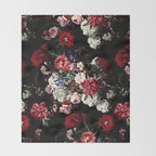Midnight Garden XVI Throw Blanket Gallery Image 2