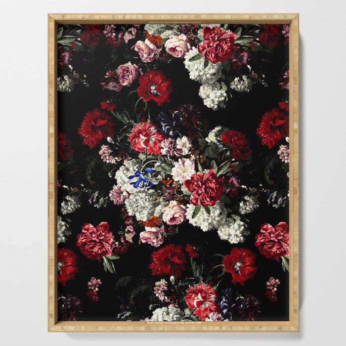 Midnight Garden XVI Serving Tray Gallery Image 1