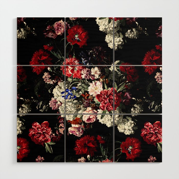 Midnight Garden XVI Wood Wall Art Gallery Image 1