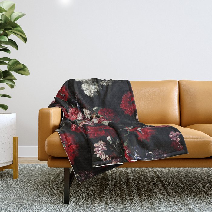 Midnight Garden XVI Throw Blanket Gallery Image 1