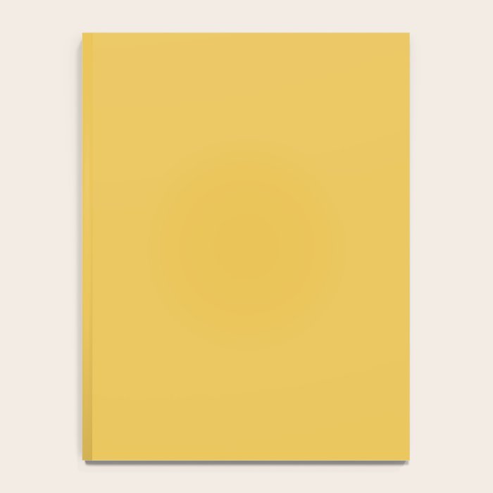 Mustard Yellow Solid Notebook Gallery Image 4