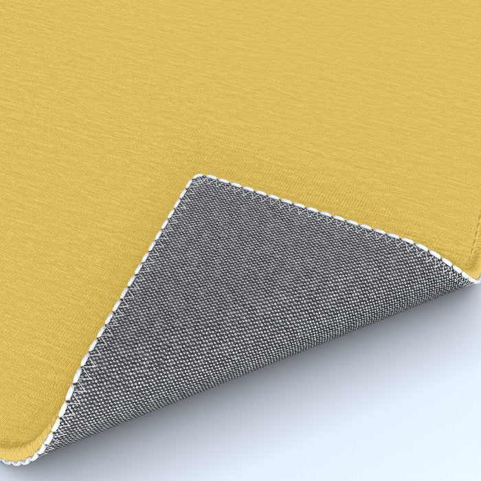 Mustard Yellow Solid Rug Gallery Image 4