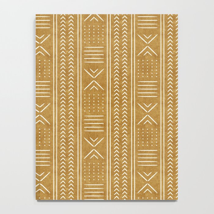 mustard mud cloth - arrow cross Notebook Gallery Image 4