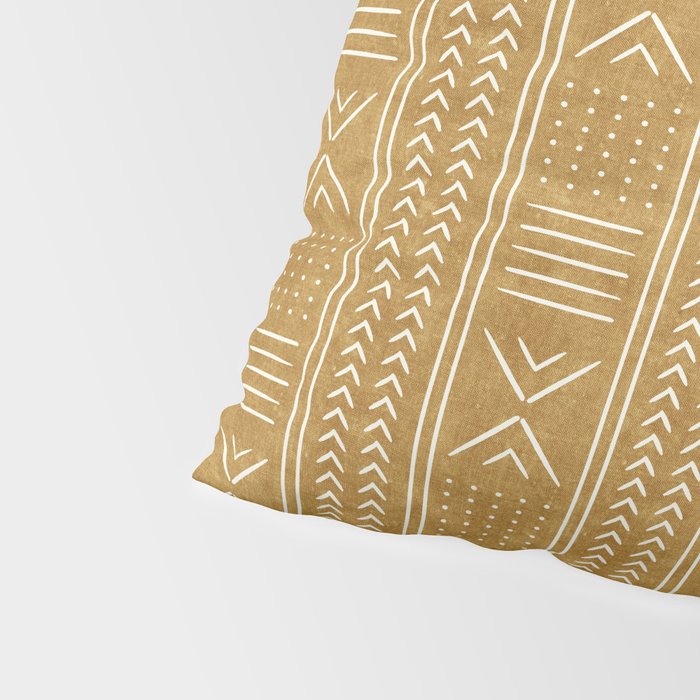 mustard mud cloth - arrow cross Pillow Sham Gallery Image 4