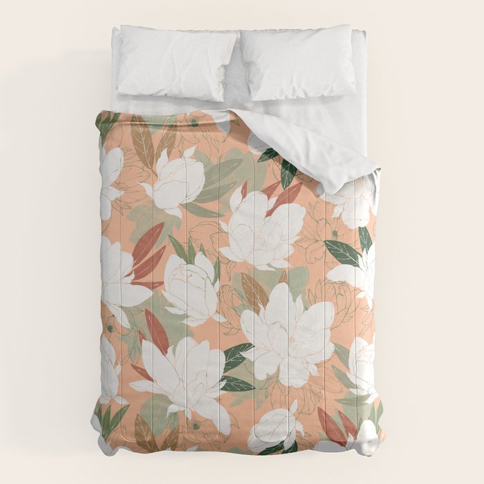 Big floral blossoms PF24 Comforter Gallery Image 1