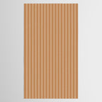 Minimal Arch XLVIII Peach Orange Modern Geometric Lines Tablecloth Gallery Image 2