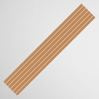 Minimal Arch XLVIII Peach Orange Modern Geometric Lines Table Runner Gallery Image 3