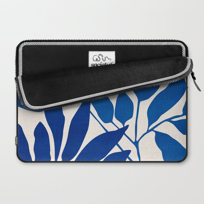 Indigo Forest - Minimal Botanical  Laptop Sleeve Gallery Image 2