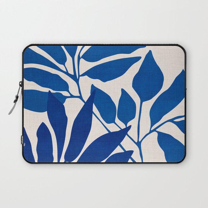 Indigo Forest - Minimal Botanical  Laptop Sleeve Gallery Image 1