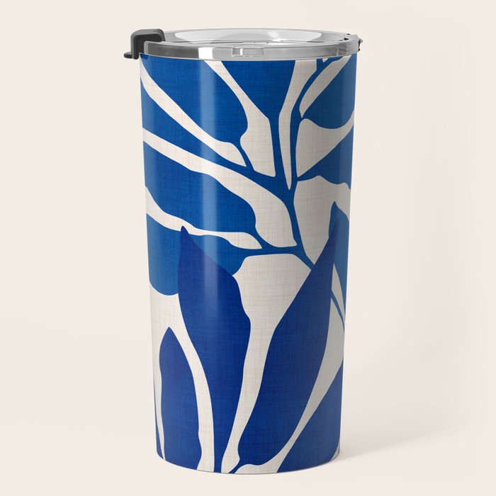 Indigo Forest - Minimal Botanical  Travel Mug Gallery Image 3