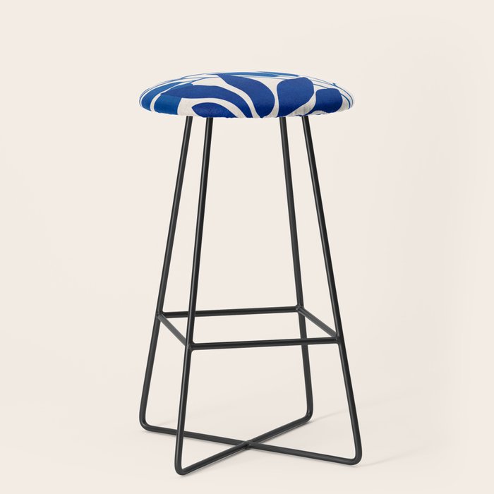 Indigo Forest - Minimal Botanical  Stool Gallery Image 1