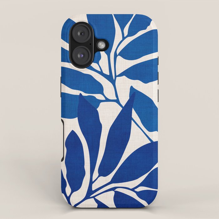Indigo Forest - Minimal Botanical  iPhone Case Gallery Image 1