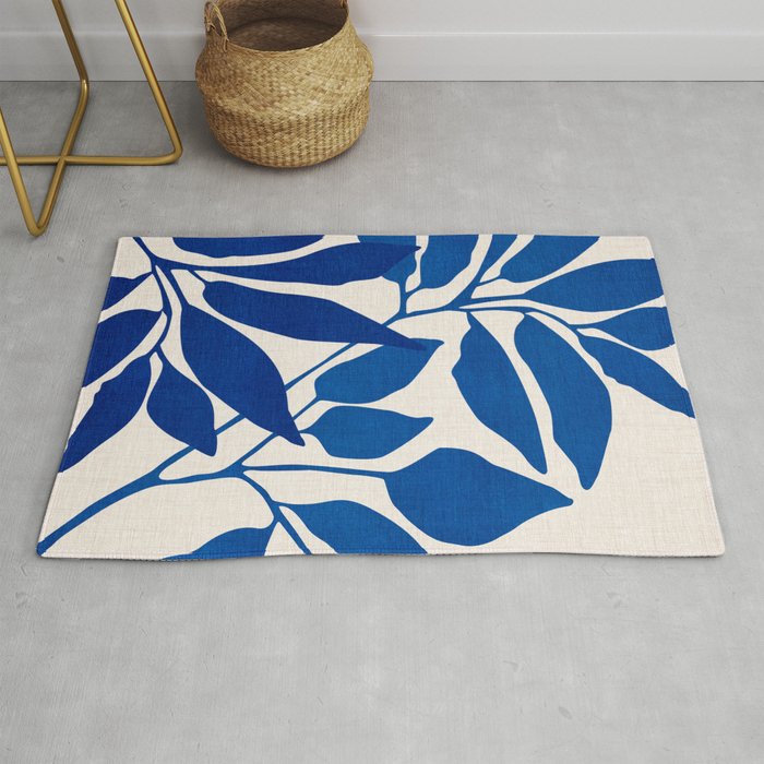 Indigo Forest - Minimal Botanical  Rug Gallery Image 1