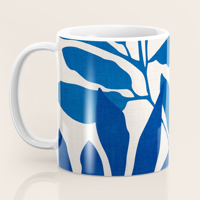 Indigo Forest - Minimal Botanical  Coffee Mug Gallery Image 3