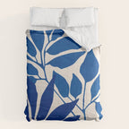 Indigo Forest - Minimal Botanical  Comforter Gallery Image 6