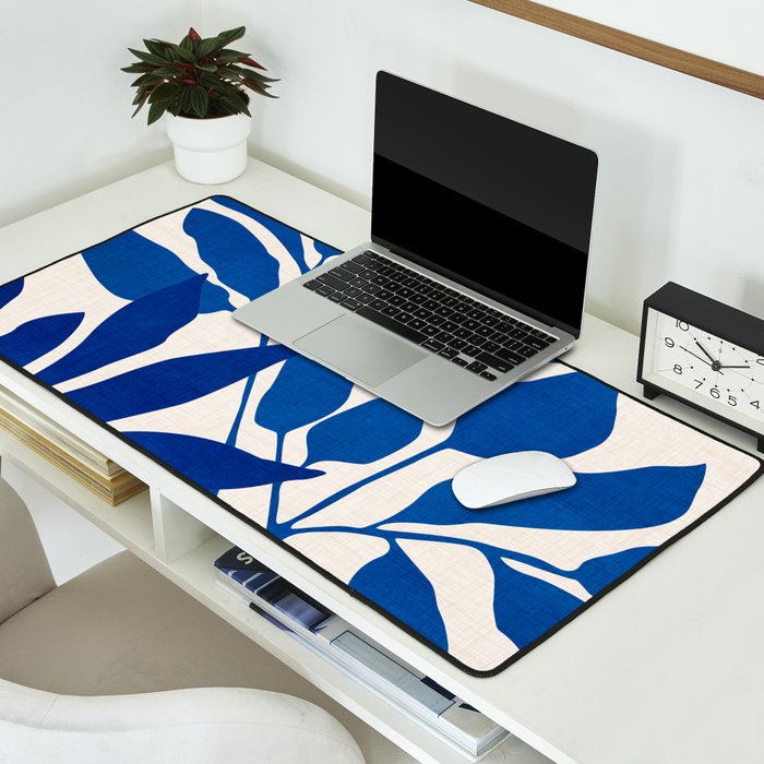 Indigo Forest - Minimal Botanical  Desk Mat Gallery Image 2