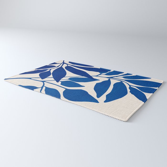 Indigo Forest - Minimal Botanical  Rug Gallery Image 3