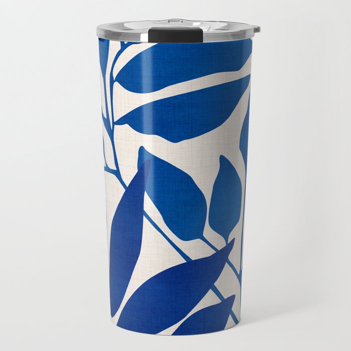 Indigo Forest - Minimal Botanical  Travel Mug Gallery Image 1