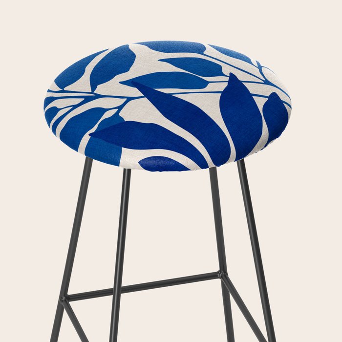 Indigo Forest - Minimal Botanical  Stool Gallery Image 2