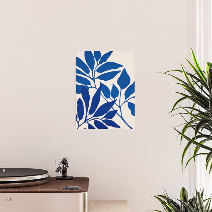 Indigo Forest - Minimal Botanical  Poster Gallery Image 2
