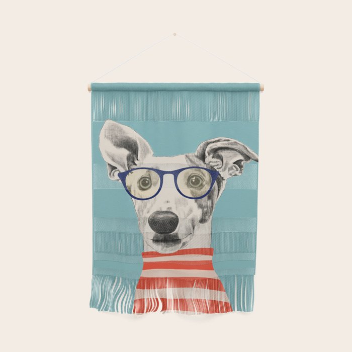 Portrait of a greyhound dog II Wall Hanging Gallery Image 1