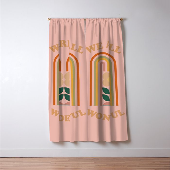 We Are All Wonderful 2 Window Curtain Gallery Image 3