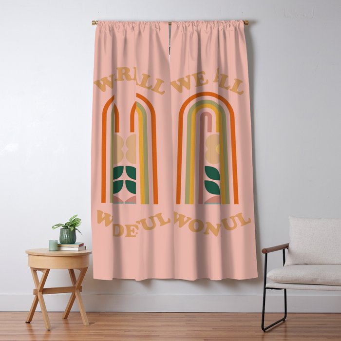 We Are All Wonderful 2 Window Curtain Gallery Image 5