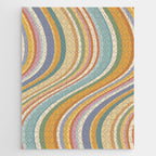 Wavy Stripes VI - Vintage Pastel Jigsaw Puzzle Gallery Image 1