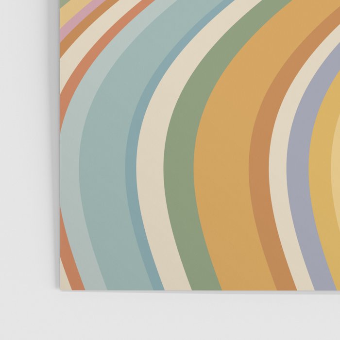 Wavy Stripes VI - Vintage Pastel Poster Gallery Image 3