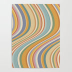 Wavy Stripes VI - Vintage Pastel Poster Gallery Image 4